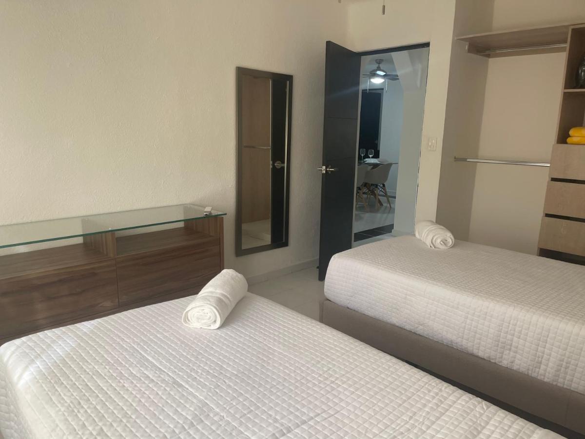 Deco 2 Downtown 3 Bed Apartment Renewed Cancún Exteriör bild